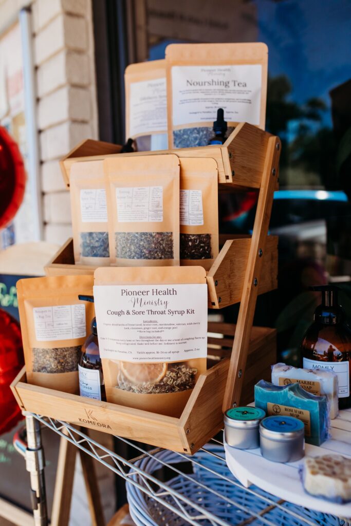 Natural syrup kits and organic teas