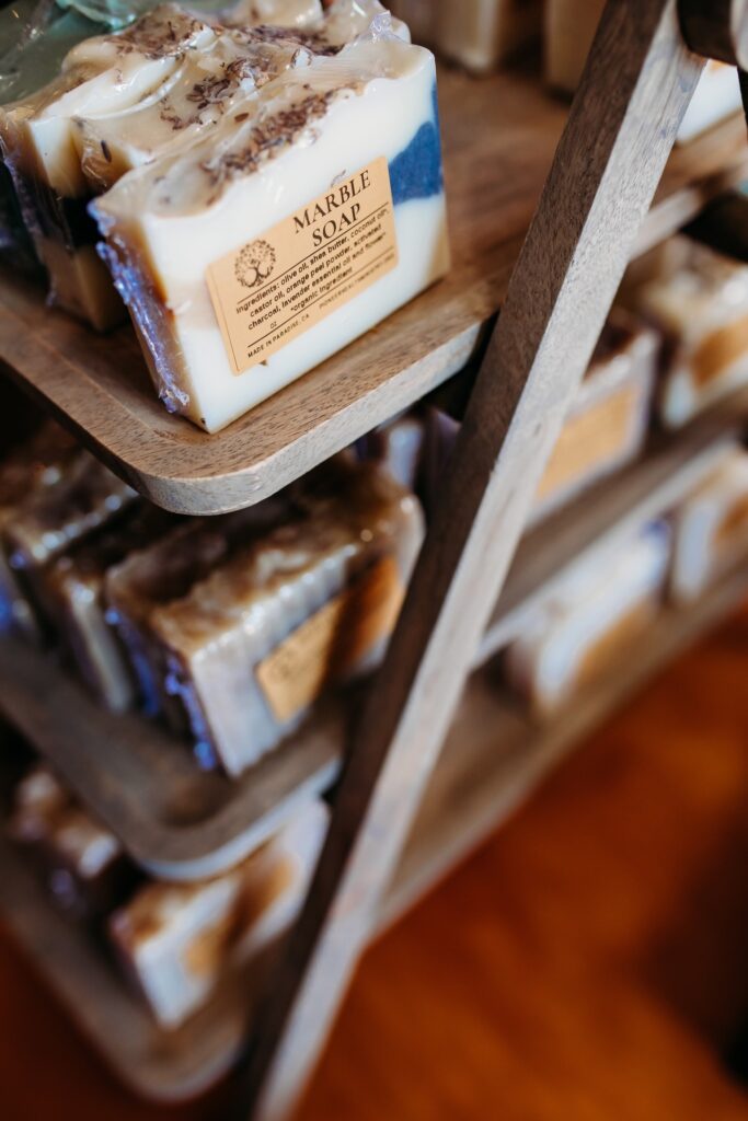 Natural ingredient handmade soaps